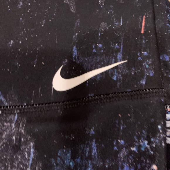 Nike Dri-Fit power victory print mesh tights leggings Medium - Picture 4 of 10